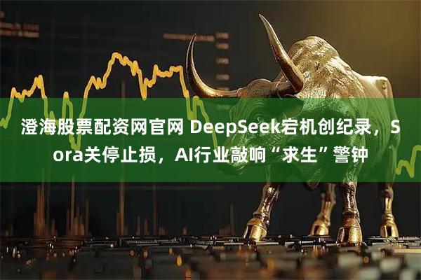澄海股票配资网官网 DeepSeek宕机创纪录，Sora关停止损，AI行业敲响“求生”警钟