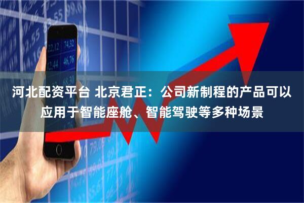 河北配资平台 北京君正：公司新制程的产品可以应用于智能座舱、智能驾驶等多种场景